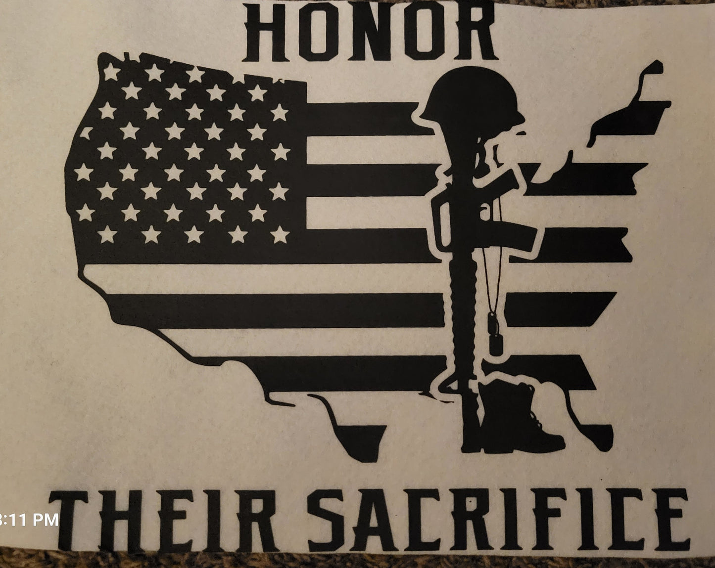 Honor their sacrifice