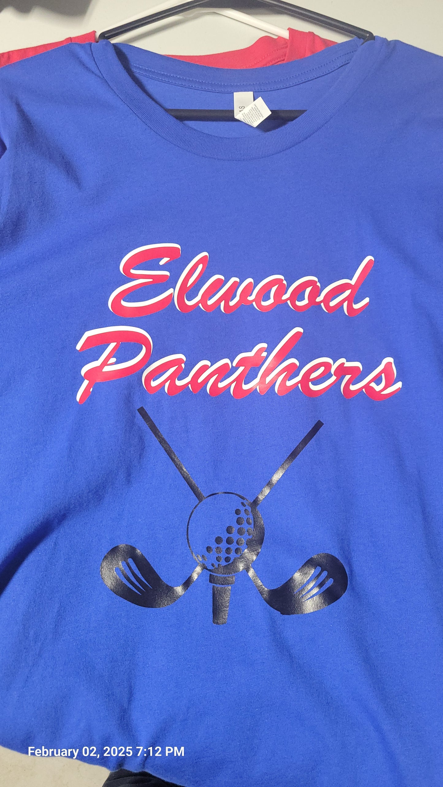 Pre-Printed: Elwood Panthers Golf 2XL