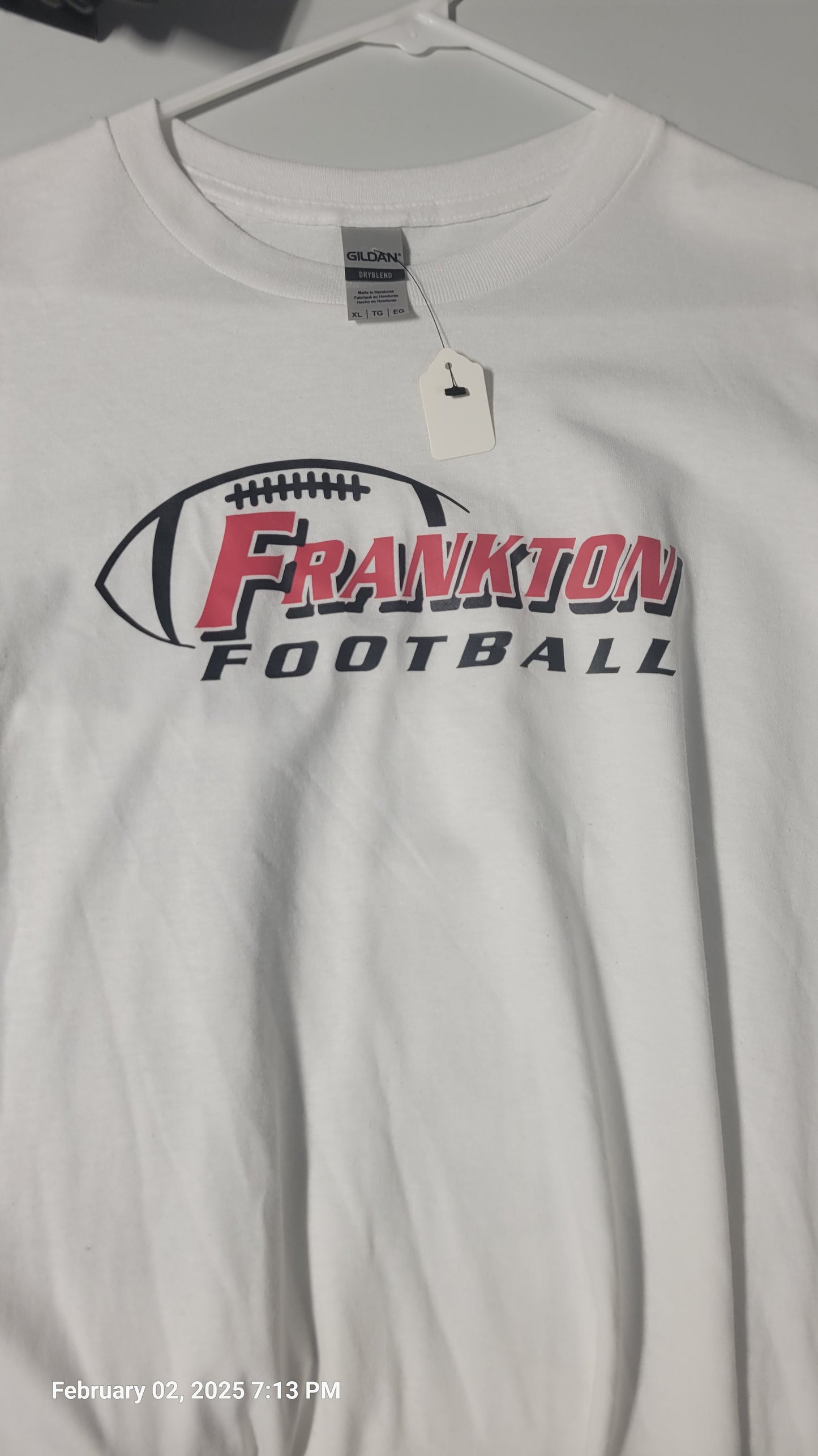 Pre-Printed: Frankton Football Adult xl