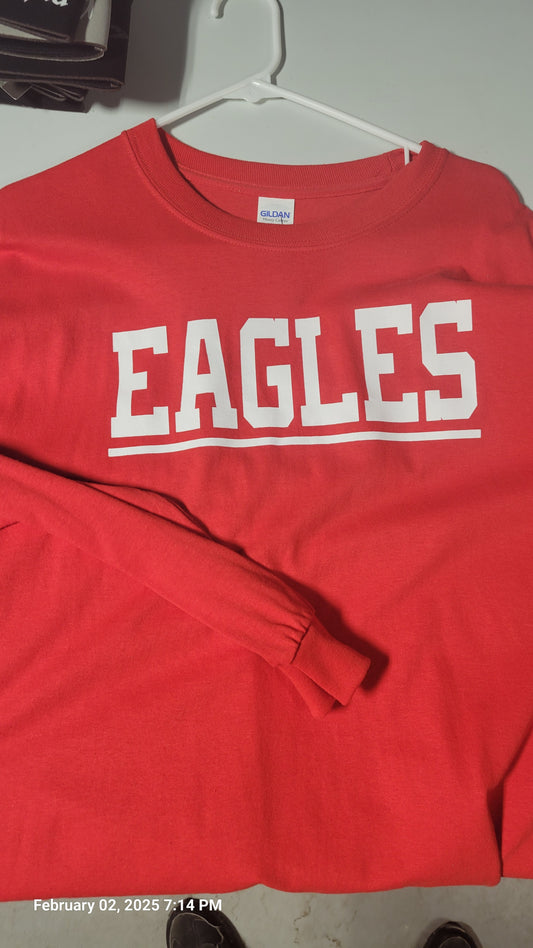 Pre-Printed: Eagles Long Sleeve adult XL