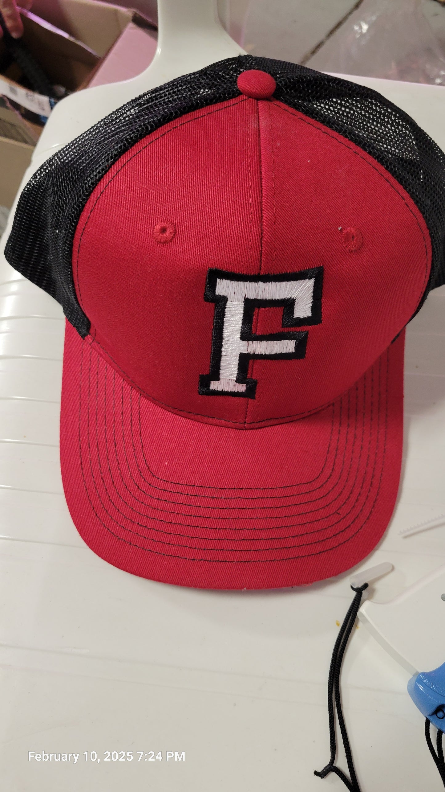 Hat: Port Authority w/Embroidered F for Frankton already on it!