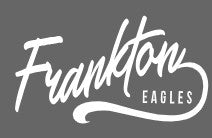 Small Logos: Frankton Eagles w/Swoosh - White