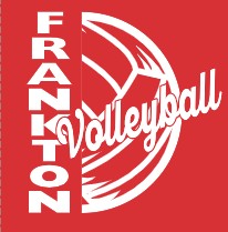 Small Logos: Frankton Volleyball - White