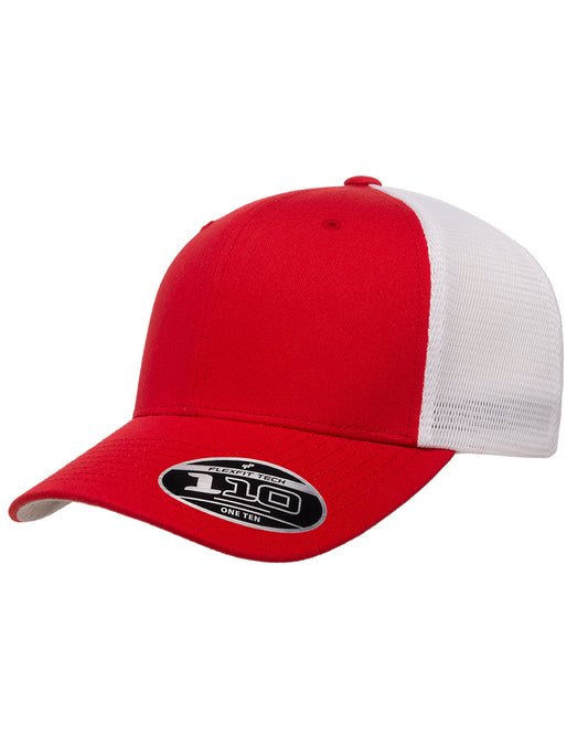 Hat: Flexfit 110MT - Red & White