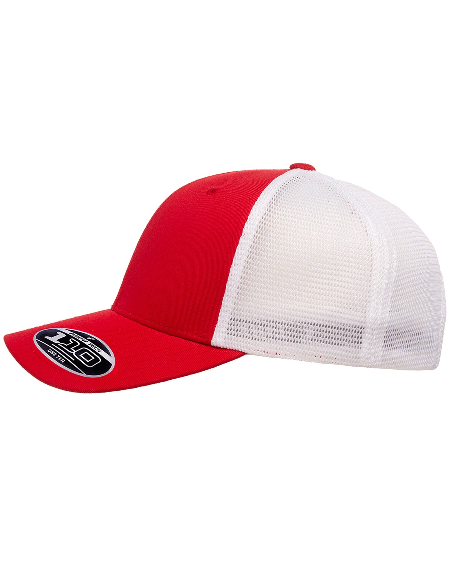 Hat: Flexfit 110MT - Red & White