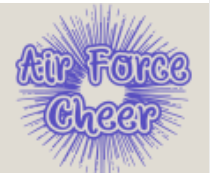 Cheer - (Glitter) Air Force