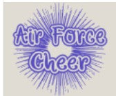 M: Cheer - (Glitter) Air Force