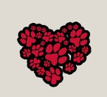 Dog Paw Heart